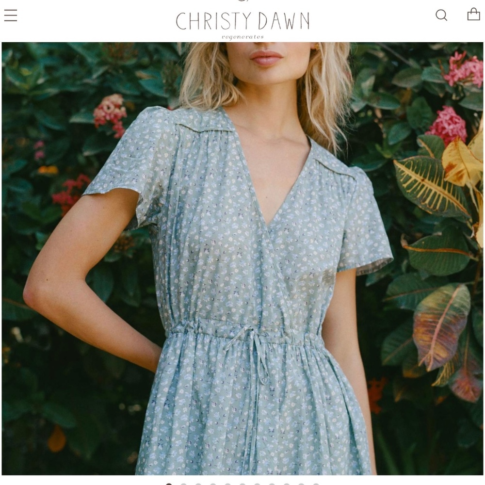 NWOT Christy Dawn the Dawn dress, Vert Tulip, Size S
